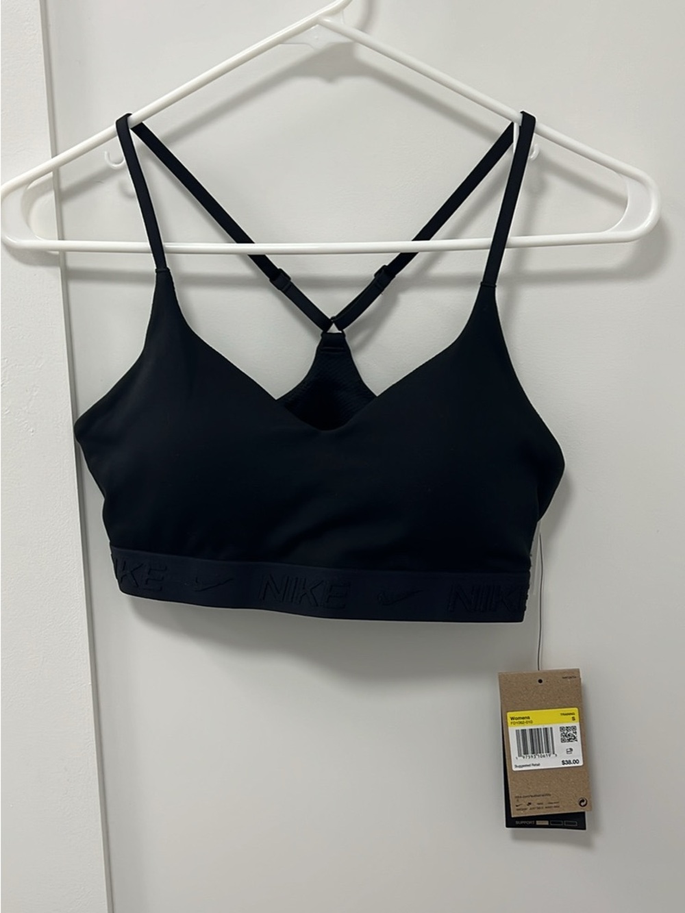 Nike Black Strappy Low-Profile Sports Bra